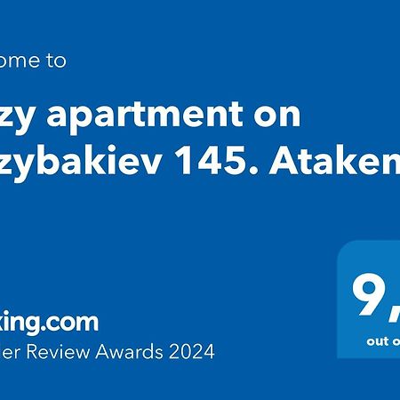 Cozy Apartment On Rozybakiev 145. Atakent Almaty Exterior photo